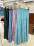 A-Line Ruffle Long Skirts